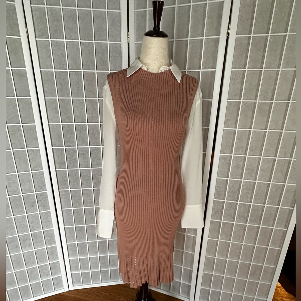 Club Monaco Pink Knit Dress